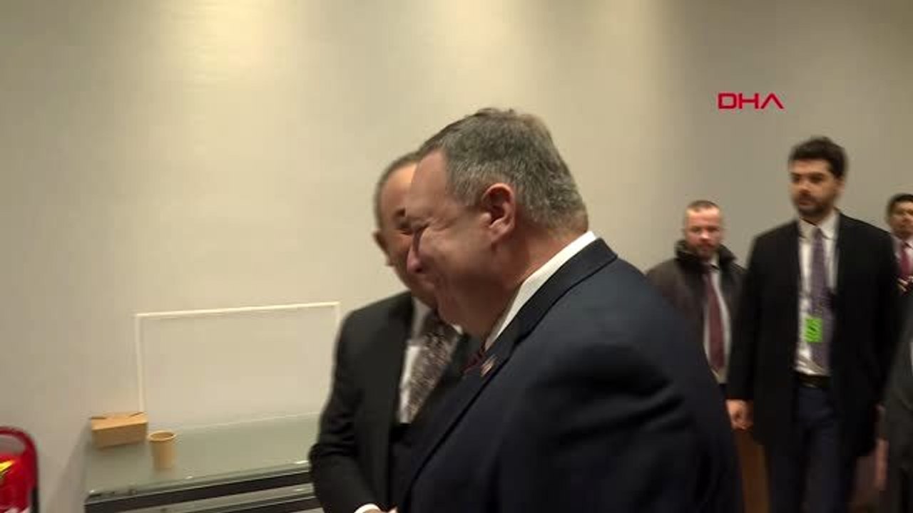 Çavuşoğlu, abd dışişleri bakanı mike pompeo ile görüştü