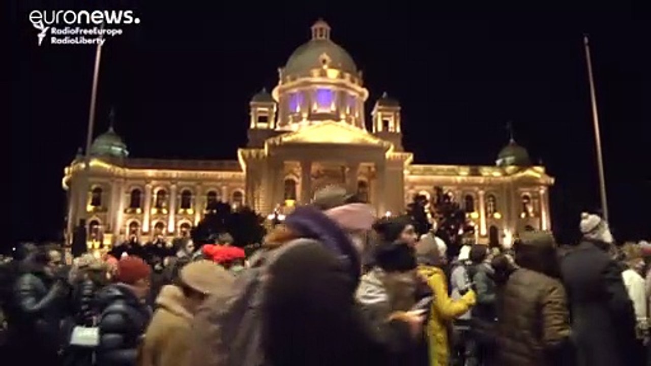Belgrad: Protest gegen Winter-Smog auf dem Balkan