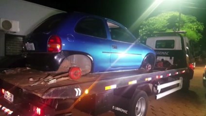 PM encontra carro furtado abandonado no Bairro Tarumã