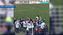 La joie des joueurs de Limonest après la victoire en Coupe de France