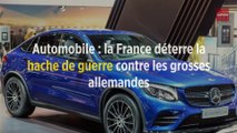 Automobile : la France déterre la hache de guerre contre les grosses allemandes