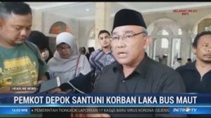 Pemkot Depok Santuni Korban Kecelakaan Maut di Subang