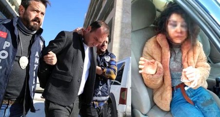Genç kızı polis rozetiyle kaçırdı, dövüp tecavüz etmeye çalıştı