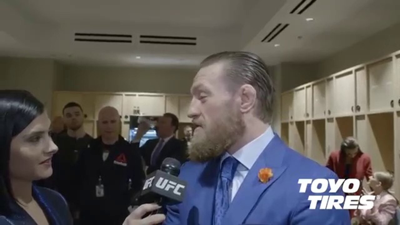 UFC _ Conor Mcgregor - I was ready to utilize all my weapons interview