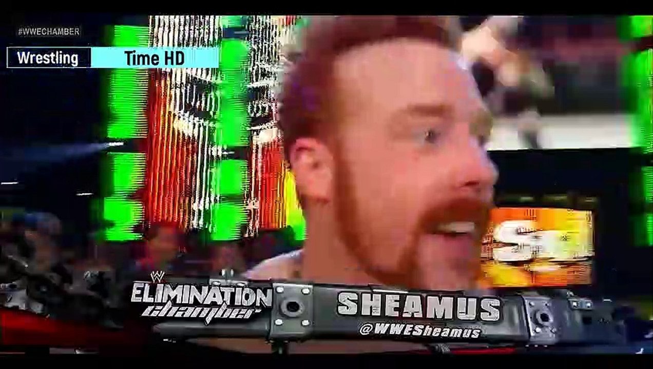 The Shield vs John Cena Ryback Sheamus Elimination Chamber 2013 Match