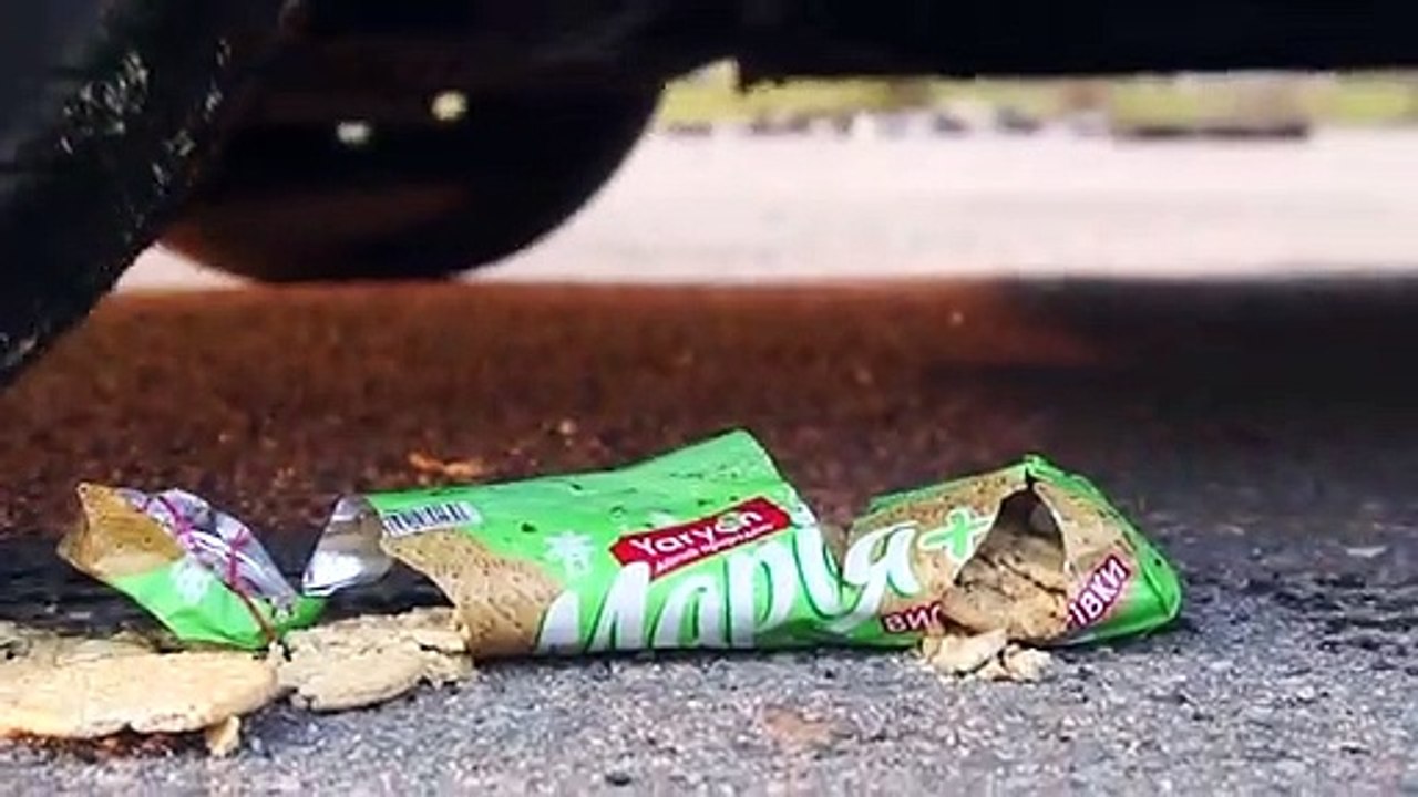 Crushing_Crunchy_&_Soft_Things_by_Car!_EGGS,_APPLE,__SUGAR(720p)