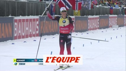 Eckhoff remporte la poursuite - Biathlon - CM (F)