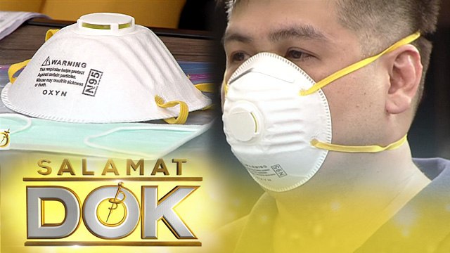 Dr. Rioloida Diola teaches the proper ways of wearing N95 and surgical masks | Salamat Dok