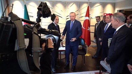Erdoğan, cezayir cumhurbaşkanı tebbun ile görüştü