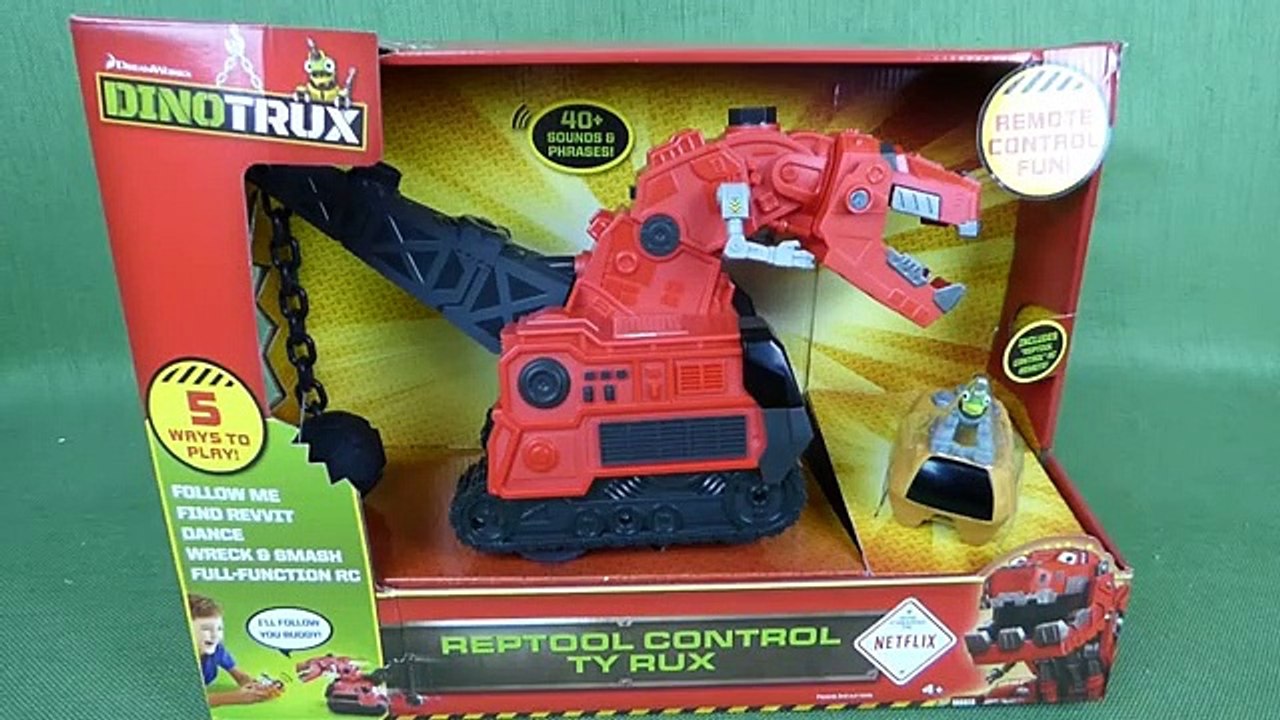 red dinotrux toy