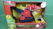Dinotrux Toys Remote Control Fun with Reptool Control Ty Rux- Revvit, Garby and Dozer Toys Too-