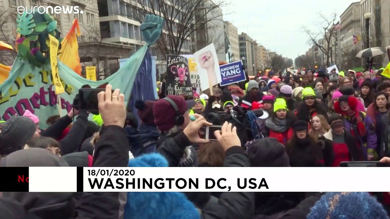 No Comment : un flash mob pendant la "Marche des femmes" de Washington