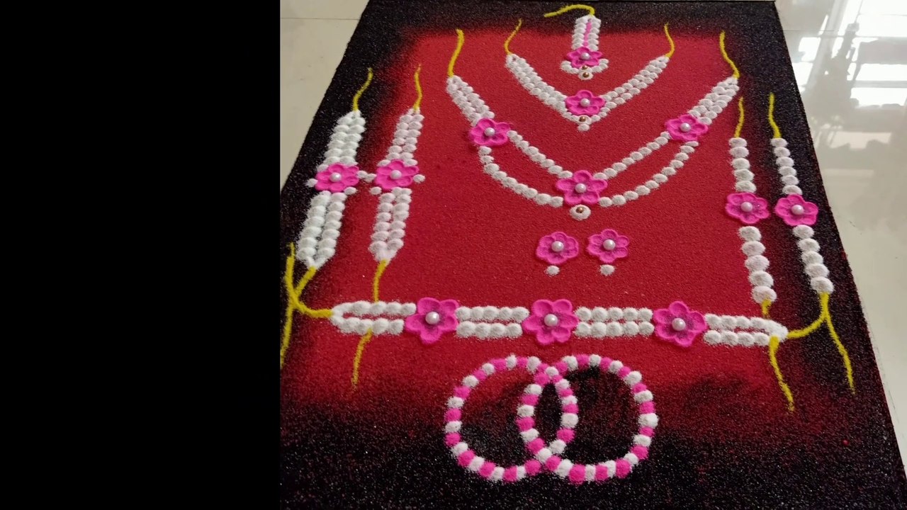 Featured image of post Haldi Kunku Rangoli Simple And Easy Simple deepa rangoli with 9x5 dots deepam muggulu vilaku kolam diwali