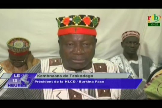 RTB/Lancement du programme d’activité de la haute alliance des leaders coutumiers pour la vie , la cohésion sociale et l'unité nationale pour le développement (HLCD) 2020-2021 à Tenkodogo