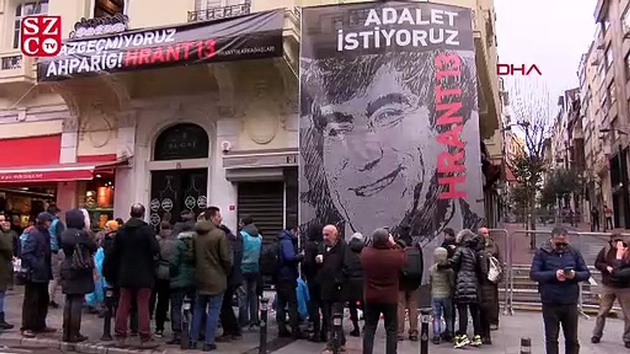 13 yıl oldu! Hrant Dink katledildiği yerde anıldı