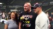 Britain's Strongest Man 2020 Adam Bishop celebrates win with TV's Paddy McGuinness