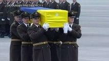 Corpos de vítimas de queda de avião chegam à Ucrânia