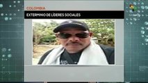 Colombia: asesinan al líder Luis Darío Rodríguez en Córdoba