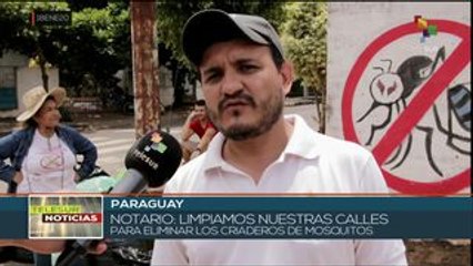 Paraguay: ciudadanos impulsan limpias para abatir el dengue