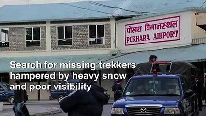 Heavy snow hampers search for missing trekkers in Nepal