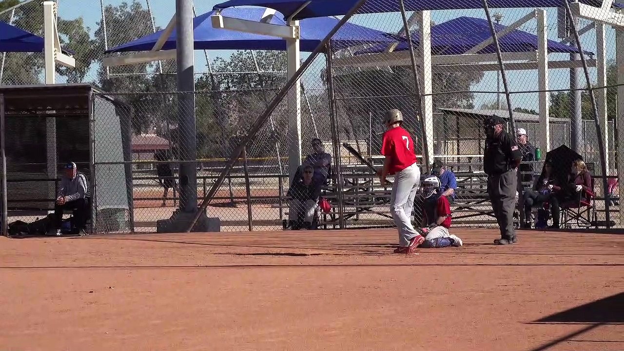 2020 01 18 Thor gets up to bat twice strike out and triple