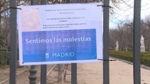 El Retiro, cerrado este domingo por fuertes rachas de viento