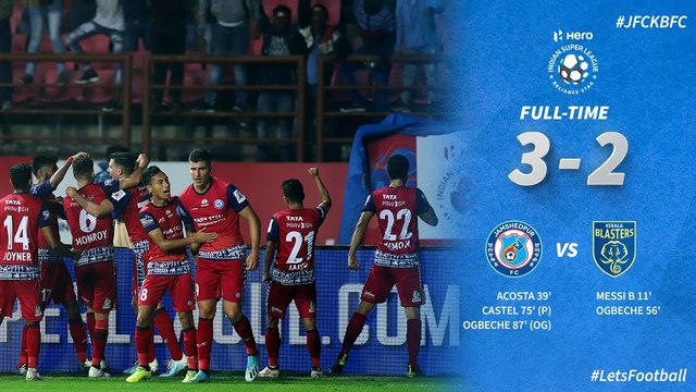 ISL 2019-20: Jamshedpur FC vs Kerala Blasters FC: Late Kerala shocker hands Jamshedpur welcome win