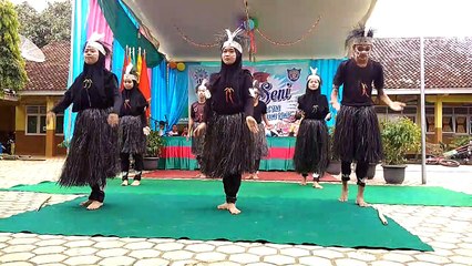 Pentas seni anak SMA Muh 1 Sendangagung Lampung