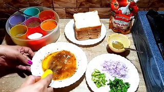 Sandwich Recipe ..How To Make Bread Sandwich..Egg Sandwich By Maria Ansari..