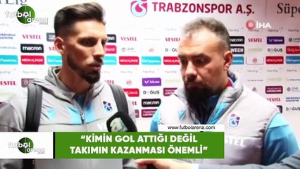 Jose Sosa: "Kimin gol attığı değil takımın kazanması önemli"