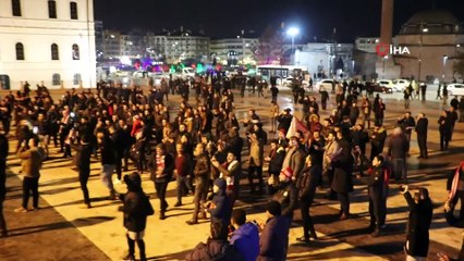 Sivas’ta, Beşiktaş galibiyeti doyasıya kutlandı