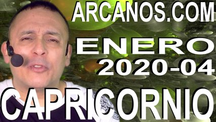 CAPRICORNIO ENERO 2020 ARCANOS.COM - Horóscopo 19 al 25 de enero de 2020 - Semana 04