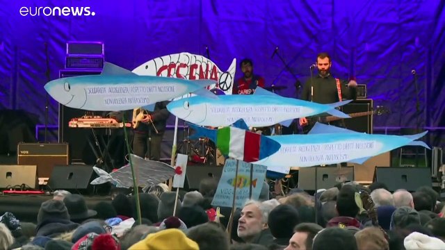 'Sardines' movement in Bologna, Italy hopes to block far-right