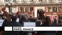 Striking Paris Opera holds free open-air concert