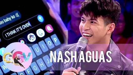 Nash Aguas sends a text message to Mika as a punishment | GGV