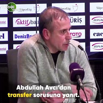 Abdullah Avcı'dan transfer sorusuna yanıt