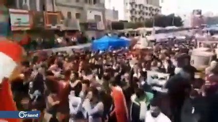 المحتجون العراقيون يغلقون ساحة الطيران وسط العاصمة بغداد