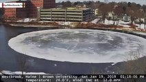 The Viral Ice Disk That Formed In Maine Last Year Appears To Be Re-Forming