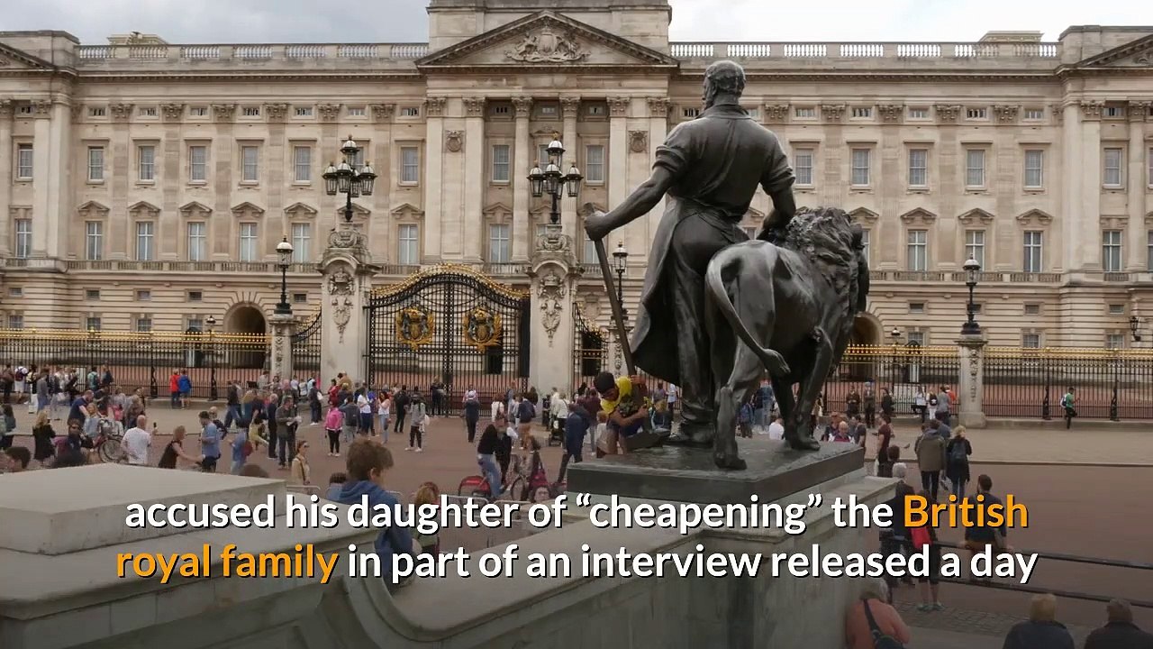Meghan Markle’s father lashes out at her for 'cheapening' UK's royal family