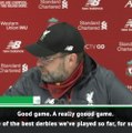 One of the best derbies Liverpool have played - Klopp