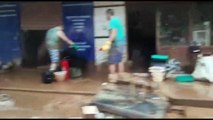 Vídeos mostram situação em Iconha após a chuva