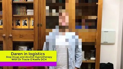 Stop Drugs & Alcohol Hypnotherapy with Dr Tracie O'Keefe Testimonial 2