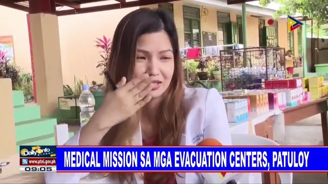 Medical mission sa mga evacuation centers, patuloy #TaalAlert #LagingHanda