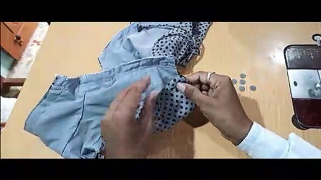 How to sew or stitching button of hot blouse by New RG fashion (Ramesh Gadariya) in hindi