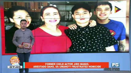 FIFIRAZZI: Former child actor Jiro Manio, arestado dahil sa umano'y frustrated homicide