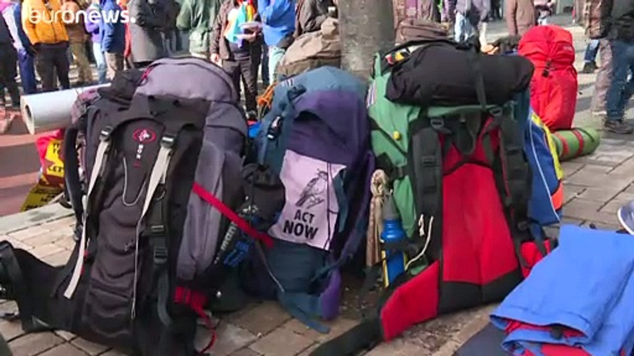 Thema Klima mit Trump? 600 Umweltaktivisten wandern nach Davos