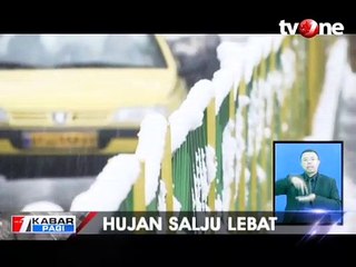Hujan Salju Lebat, Jadwal Penerbangan di Iran Dibatalkan