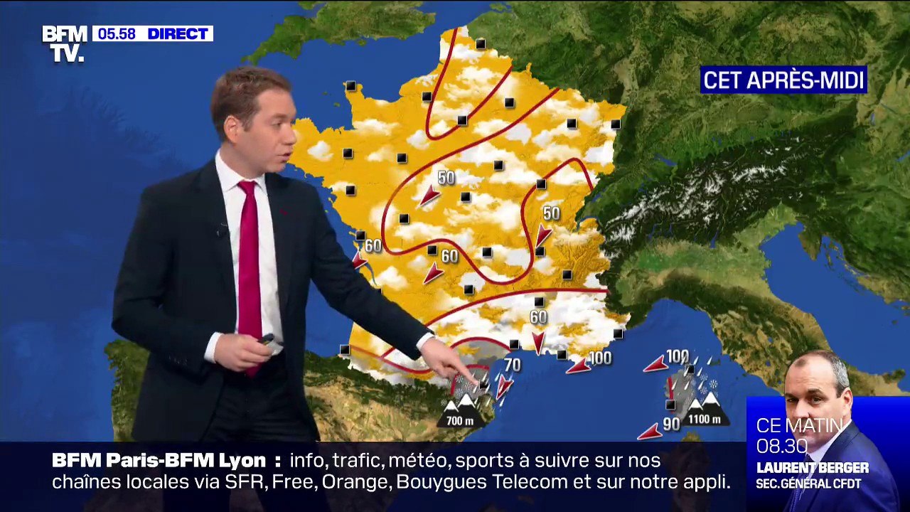 Un temps clair sur l'ensemble du pays ce lundi,...