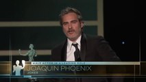 Oscar Awards  2020-Joaquin Phoenix  SAG Awards with a great acceptance speech honoring his fellow nominees - SAG Awards # jokermovie