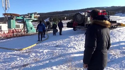 Ardahan'a sezon açılışı için suni kar